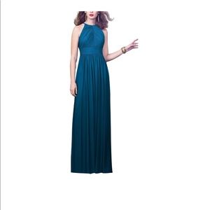 Dessy 2918 Ocean Blue bridesmaid dress. Size 8